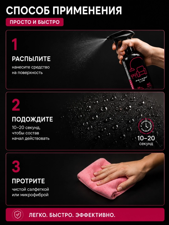 Универсальный очиститель Fraxen Lab FL-1 для дома и авто