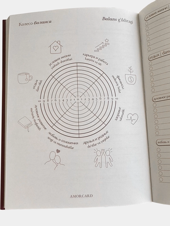 Bloknot, A5 formatdagi planer, qaydlar uchun bloknot, kundalik, estetik, 200 varaq
