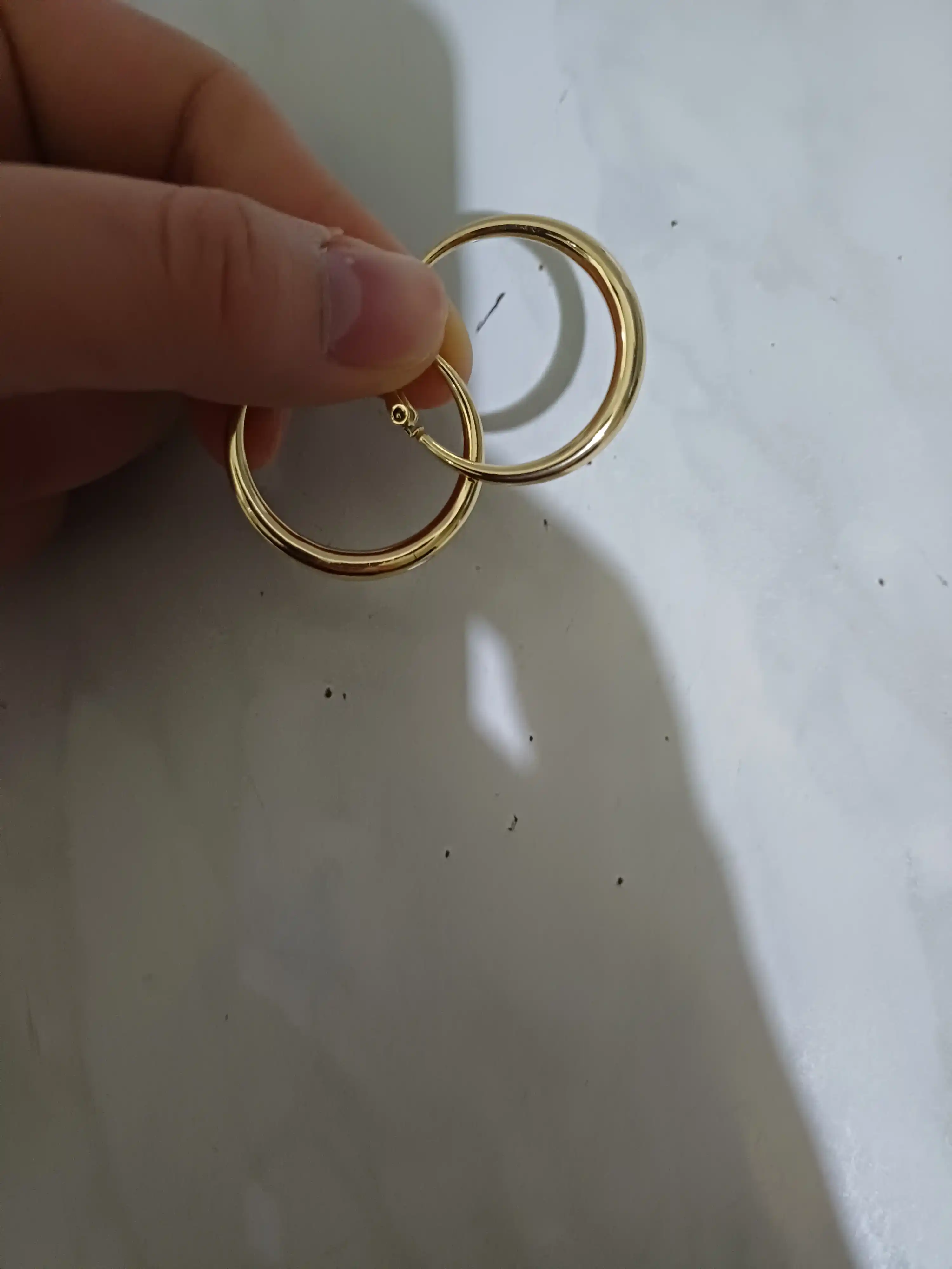 Серьги кольца, круглые, конго серебрянного, золотого, красных цветов