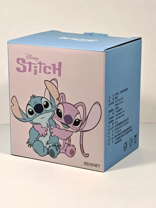 Disney Stitch keramika krujkasi 450 ml, anime chashka