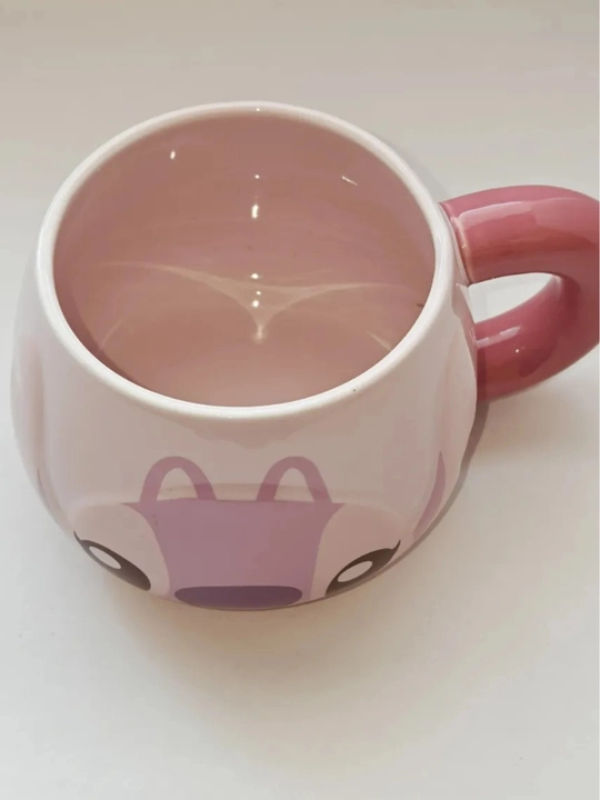 Disney Stitch keramika krujkasi 450 ml, anime chashka