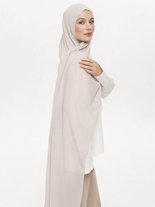 Krep-shifondan ayollar sharfi, ro‘mol, hijob, hadya uchun sharf 180*75