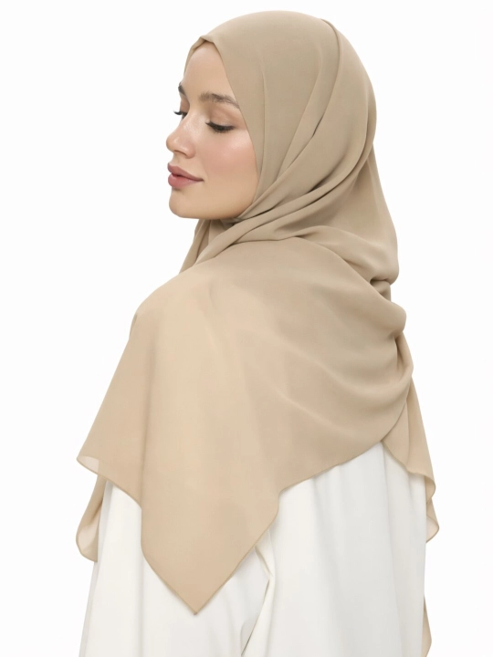 Krep-shifondan ayollar sharfi, ro‘mol, hijob, hadya uchun sharf 180*75