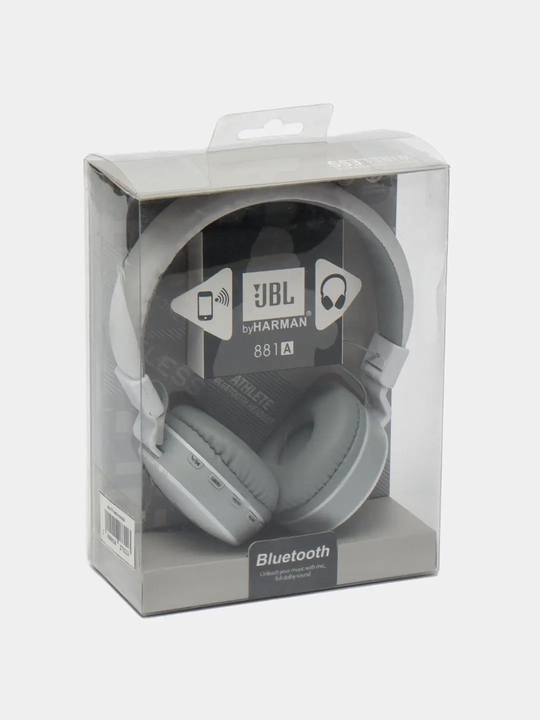 JBL 881A simsiz Bluetooth quloqchin, mikrofonli, bukiladigan dizayn