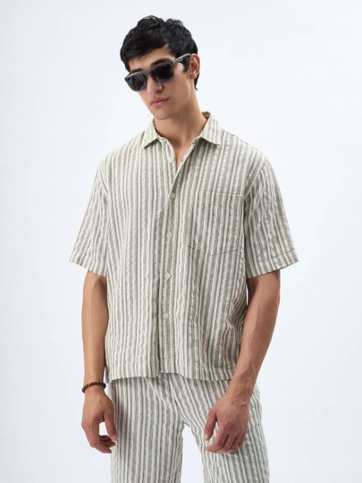 Рубашка короткий рукав relaxed fit JT9602-1408-1