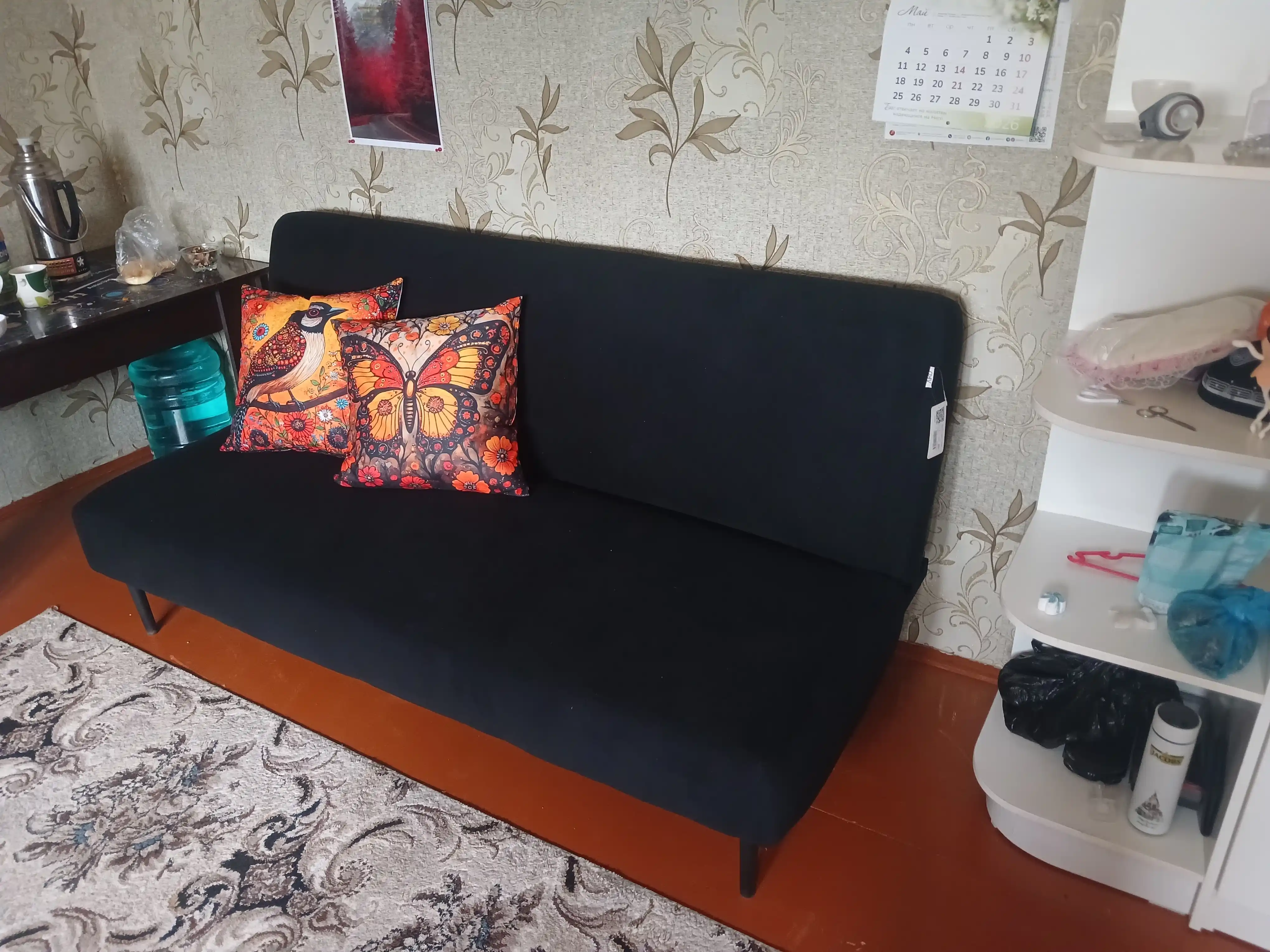AIKO Izzi yig‘ma divan, ikki kishilik, kitobcha mexanizmi bilan, 175 x 110 sm