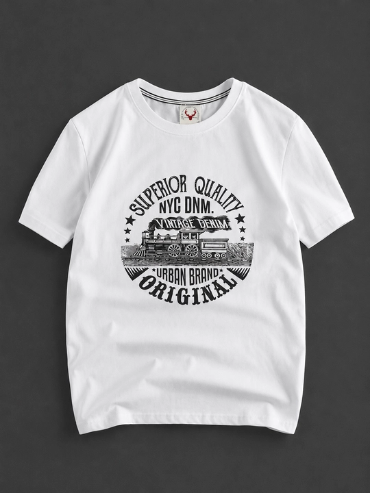 Erkaklar uchun oversized futbolka 100% suprem paxtadan, 220 g/m2 asosli oq