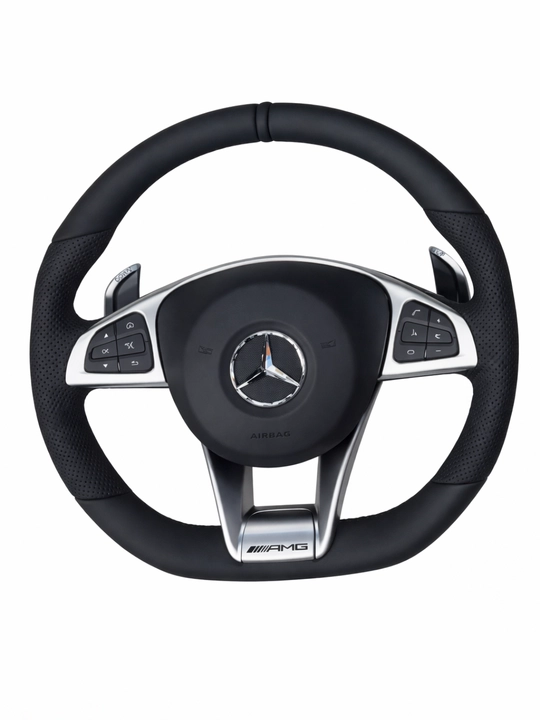 Руль автомобиля Mercedes Benz AMG-205, спортивный руль, черный руль