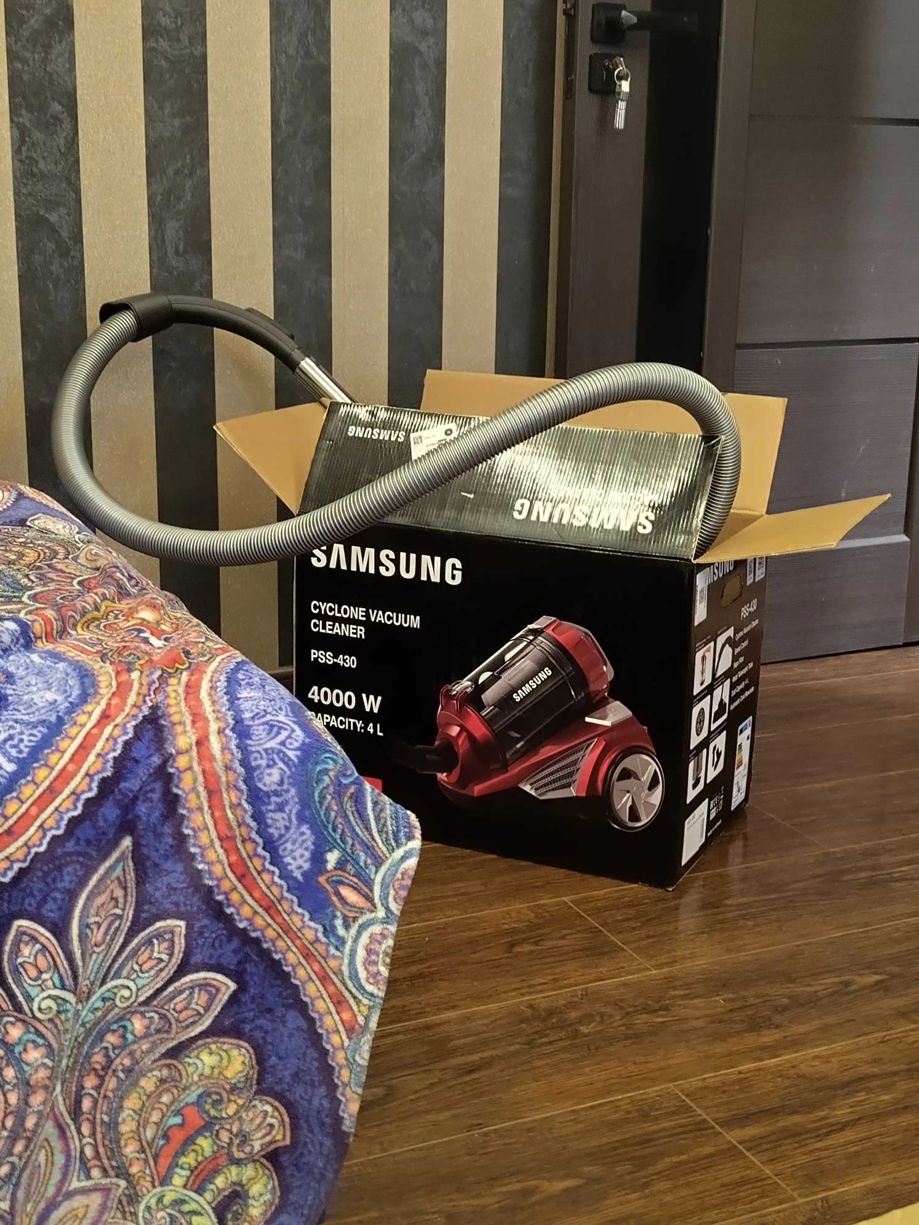 Changyutgich Samsung Vacuum Cleaner PSS-430 quvvatli 4000W hajmi 4 litr, HEPA filtr