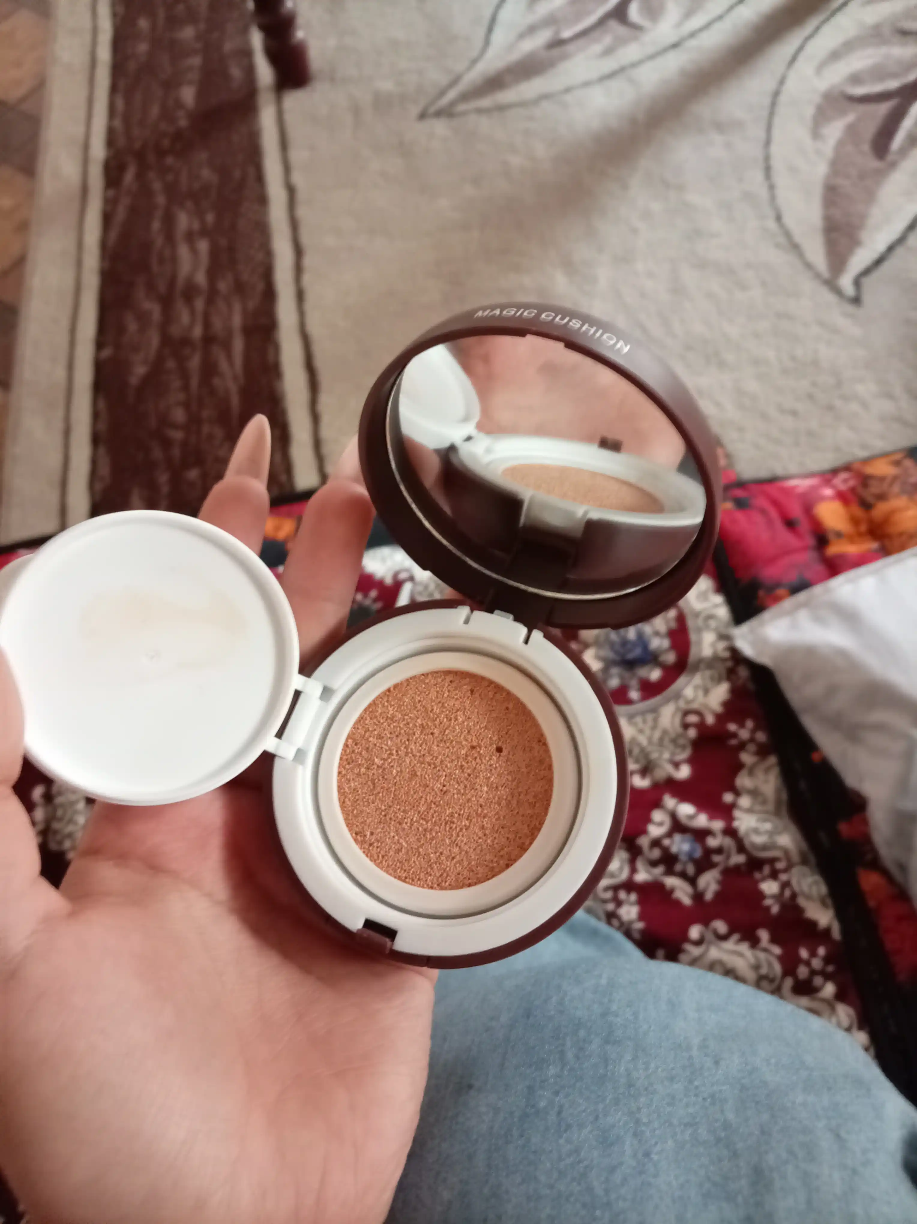 Tonal kushon krem upasi, spf 50, zaxira refil bilan BB kremi, pudra, 15 g