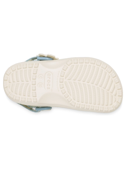 Клоги CROCS Classic Denim Flower Adjustable Backstrap 212512-2MD, для девочек и мальчиков