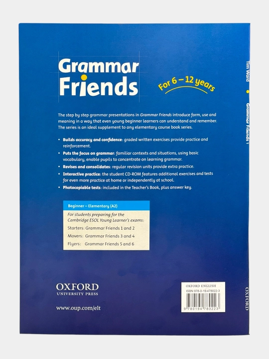 Grammar Friends 1–4  205mm * 270mm— Oxford University Press Tim Ward, Eileen Flannigan