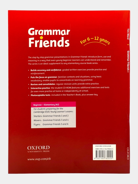 Grammar Friends 1–4  205mm * 270mm— Oxford University Press Tim Ward, Eileen Flannigan