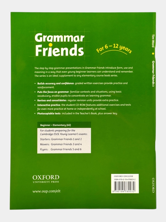 Grammar Friends 1–4  205mm * 270mm— Oxford University Press Tim Ward, Eileen Flannigan