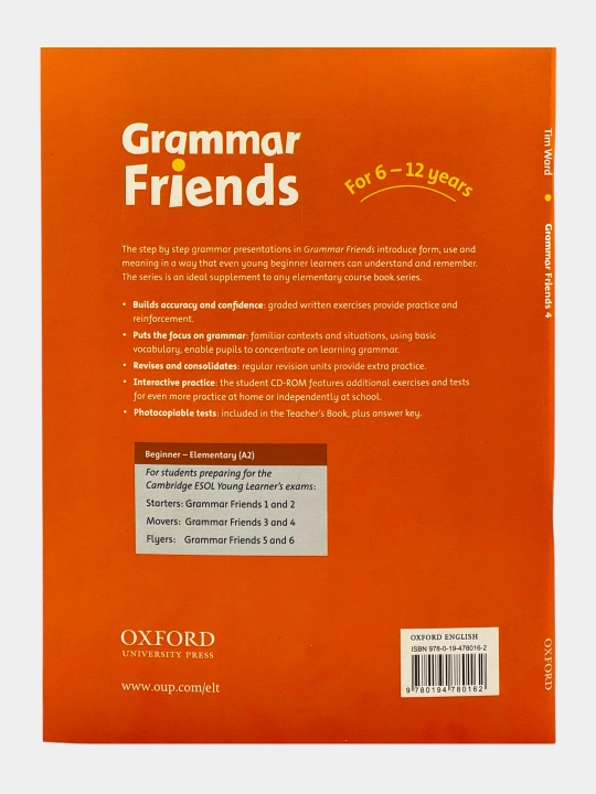 Grammar Friends 1–4  205mm * 270mm— Oxford University Press Tim Ward, Eileen Flannigan