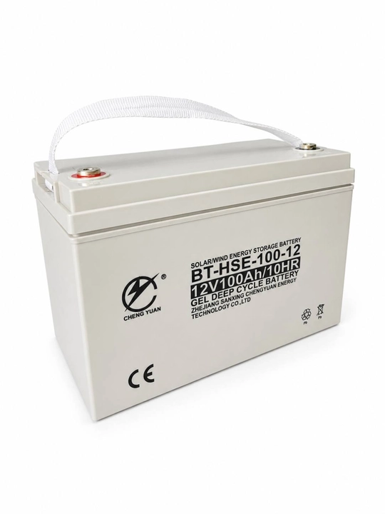 12V 100Ah akkumulyator — quyosh paneli uchun kuchli, ishonchli va uzoq xizmat qiladi