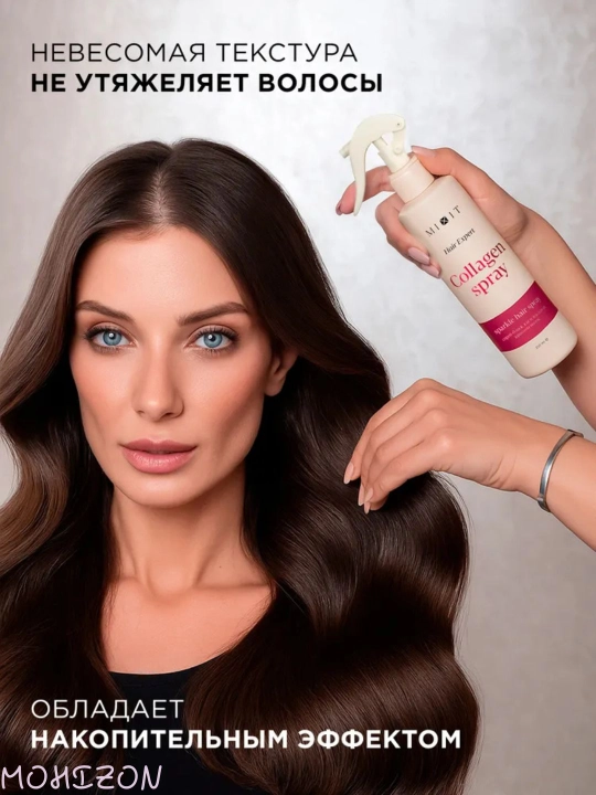 MIXIT Hair Expert спрей-блеск для волос, расчесывания и термозащиты, 250 мл