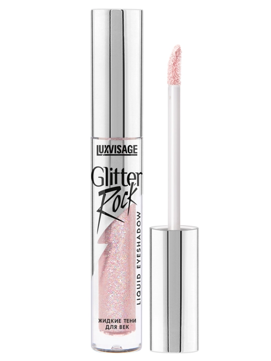 Ko'z qovoqlar uchun suyuq tenlari Glitter Rock, LUXVISAGE