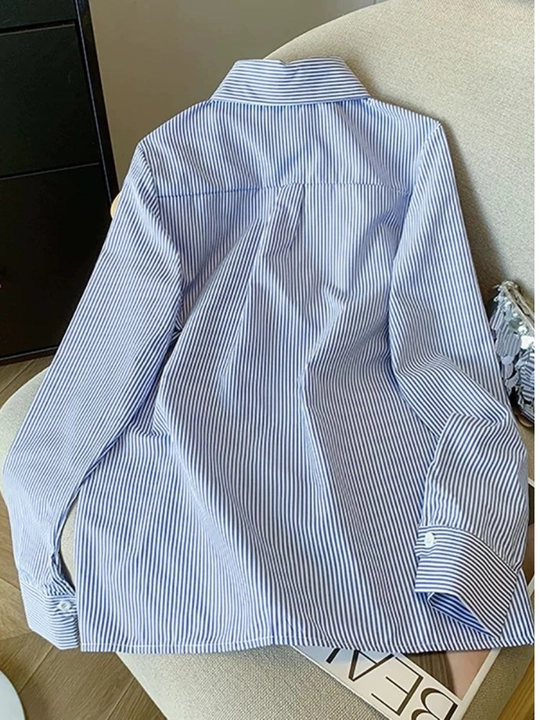 Klassik ayollar ko‘ylagi, V-kesimli ofis ko‘ylagi, ish/o'qish/maktab uchun