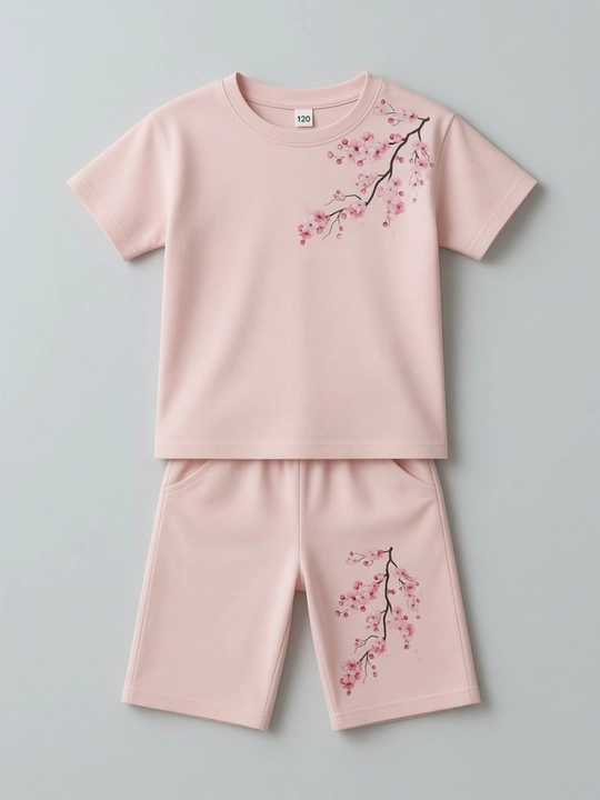Набор современной летней одежды для девочек 6-10 лет, SAKURA, Китай