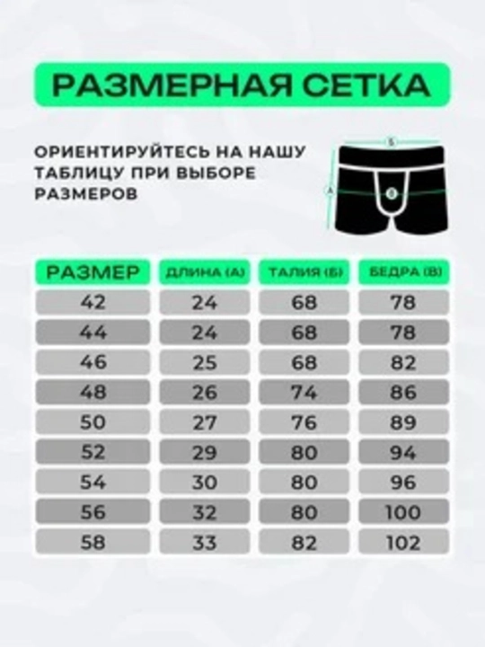 Мужские боксёры набор 2+1
