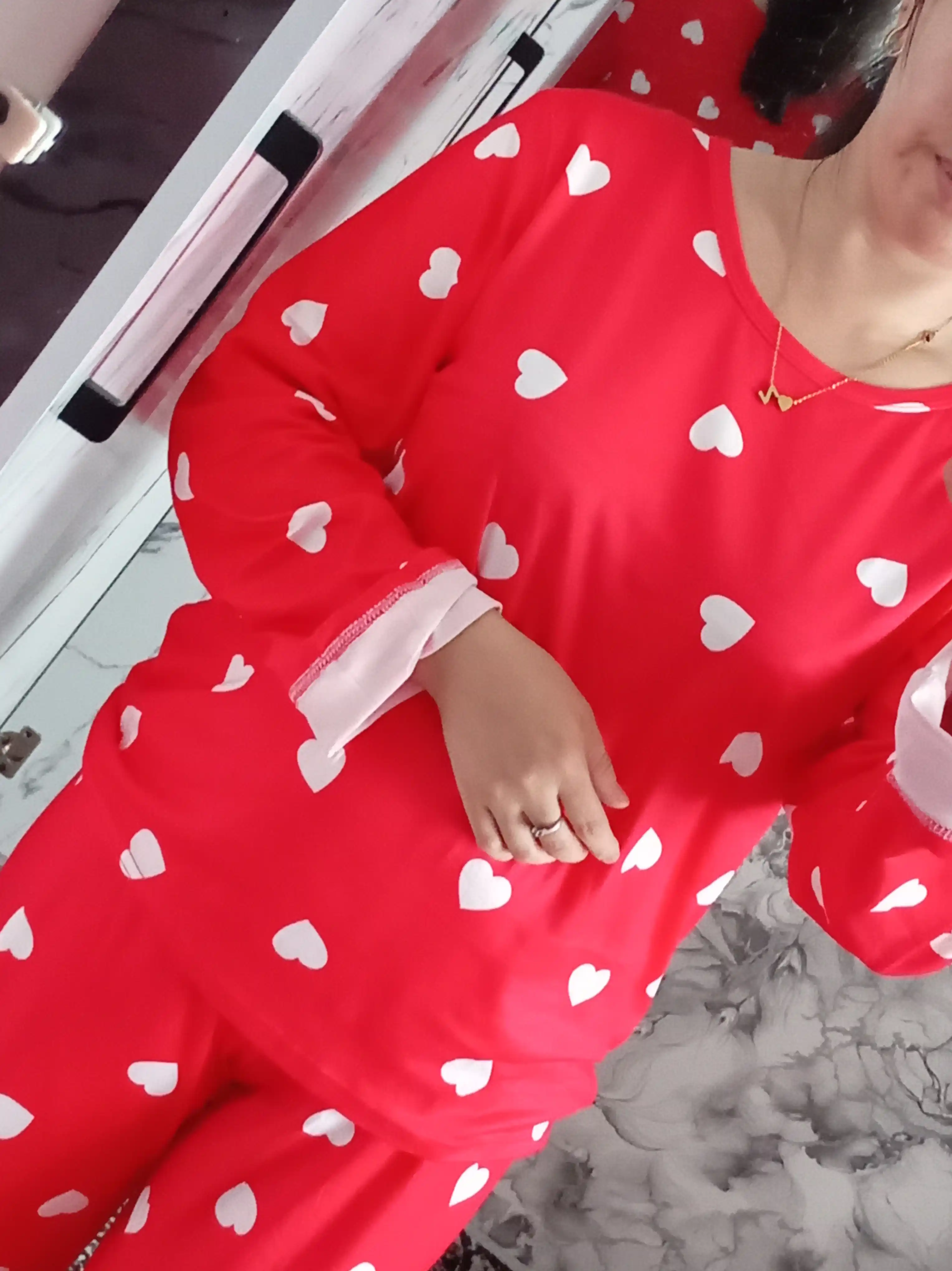 Ayollar pijamasi shim va top bilan, uy kiyimi, ayollar va qizlar uchun kiyim