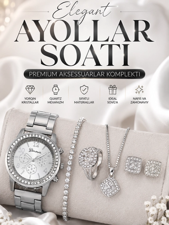 Ayollar qo‘l kvars soati - 