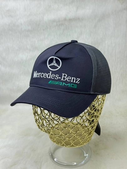 Мужская кепка в спортивном стиле — MYACCE-BENZ12-СИНМЕЛ-58