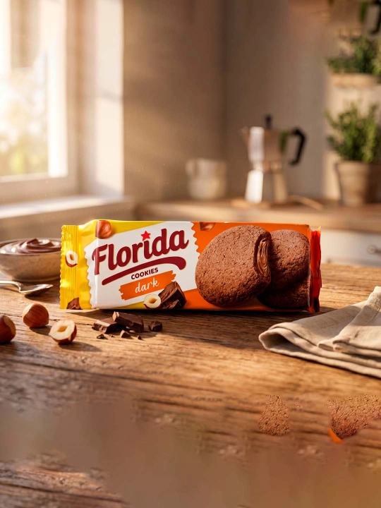 Шоколадное печенье "Florida", 158 г - 