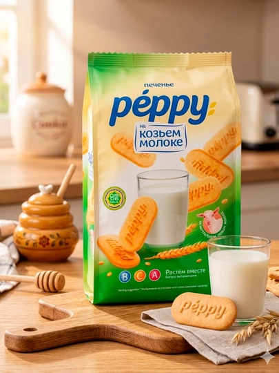 Печенье сахарное Peppy, 180 гр — CRAFERS-PEPPYSP