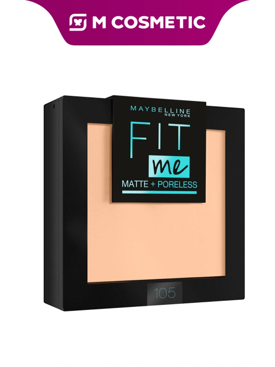 MAYBELLINE Fit me Matte kukuni, ton 105, 9 g, (Meibellin):3/108 - 