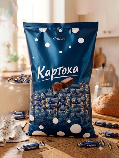 Картоха со вкусом шоколада (900 гр) — CRAFER-41241254124124