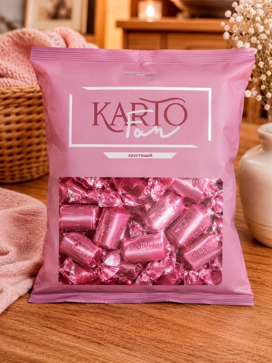 Шоколадная конфета Crafers Фан картофан Орех с ПЭК (440 гр) - 