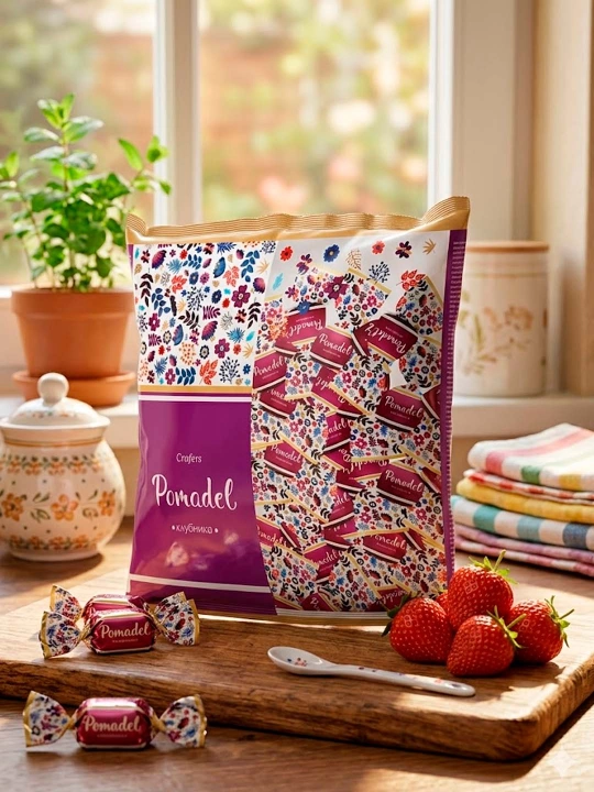 Pomadel (Клубника с начинкой) (450 гр) - 