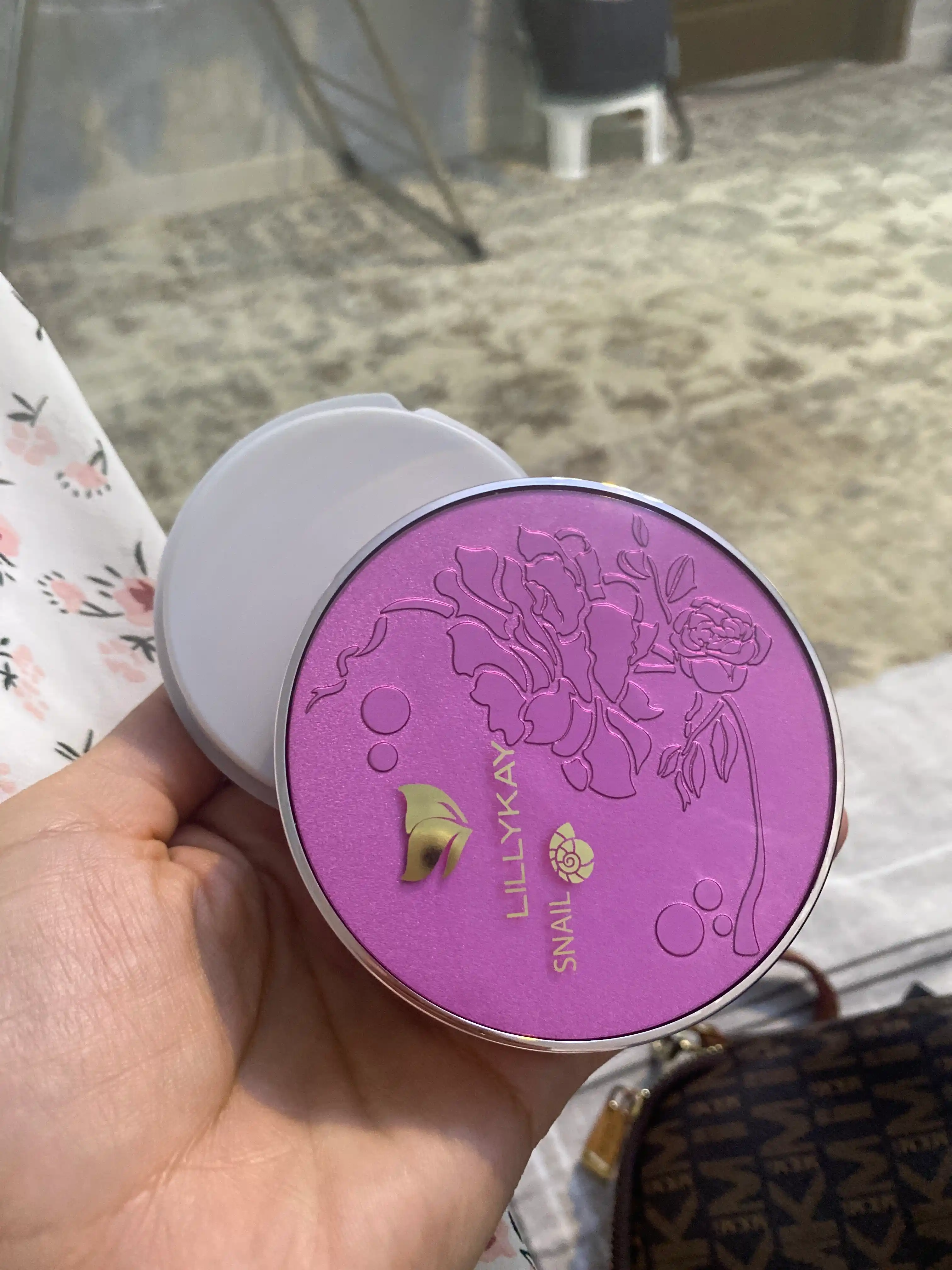 Lillykay пудра для лица компактная SPF30/40 PA++ с зеркалом и спонжем
