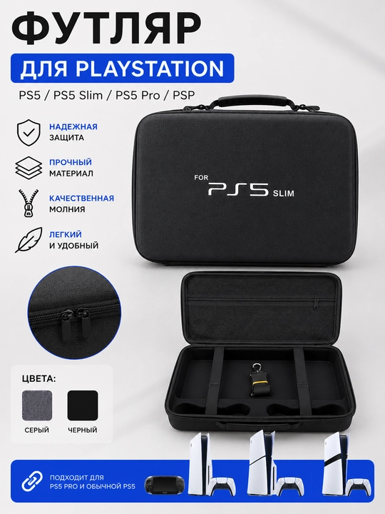 Футляр для PS5 PS5 Slim PS5 Pro PSP
