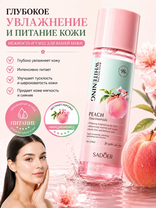 4 xil toner: namlaydi, tinchlantiradi, yoritadi, oziqlantiradi — barcha teri turlari uchun