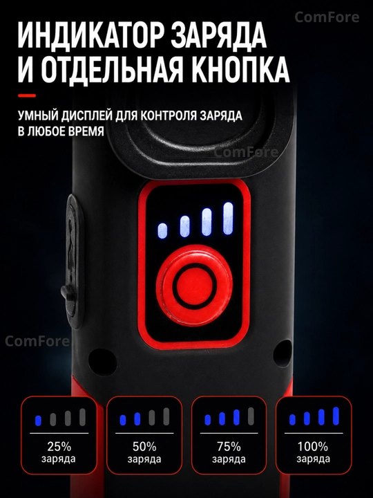 Фонарик, светодиодный, led, аккумуляторный, подвесной, фонарь, для охоты, ночник