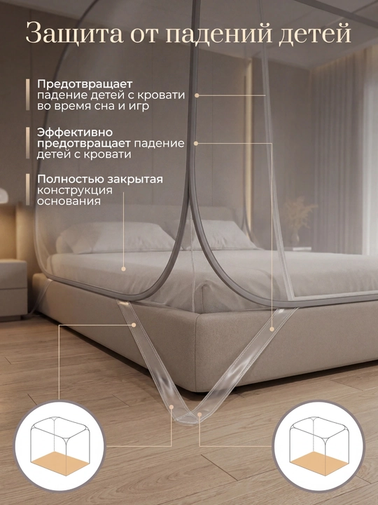 Chivinxona-chodir 240*240*170, pashshaxona, hasharotlardan ishonchli himoya