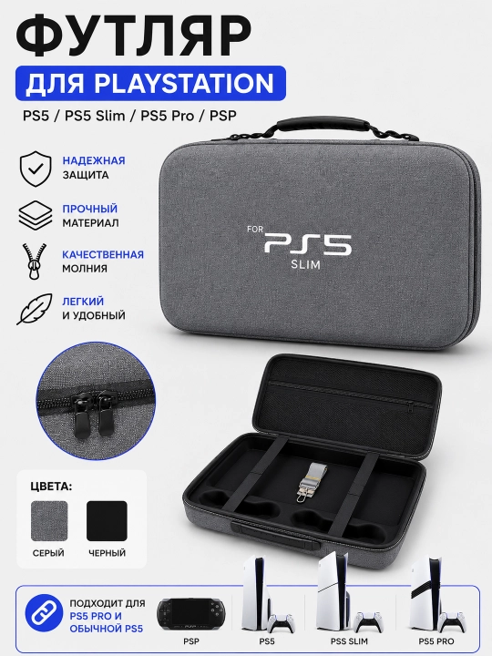 Футляр для PS5 PS5 Slim PS5 Pro PSP
