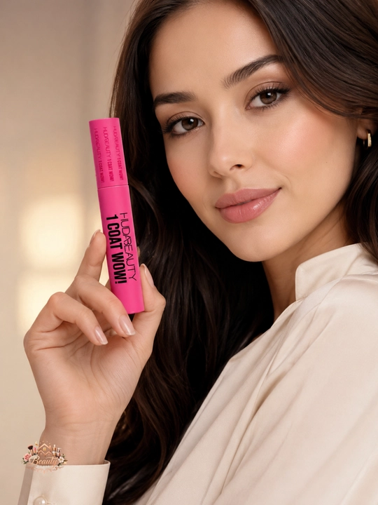 Huda Beauty 1 Coat Wow Mascara Very Vanta, чёрная тушь, эффект объёма и длины
