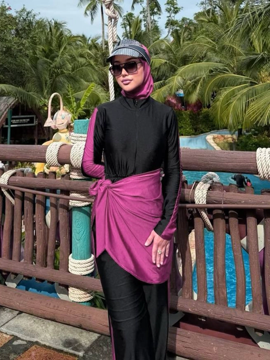 Ayollar cho‘milish kiyimi, Burkini musulmoncha, yopiq, ayollar uchun, plyaj uchun kiyimlar