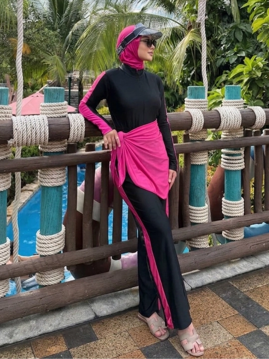 Ayollar cho‘milish kiyimi, Burkini musulmoncha, yopiq, ayollar uchun, plyaj uchun kiyimlar