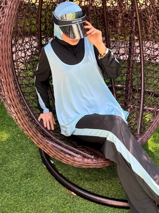 Ayollar cho‘milish kiyimi, Burkini musulmoncha, yopiq, ayollar uchun, plyaj uchun kiyimlar