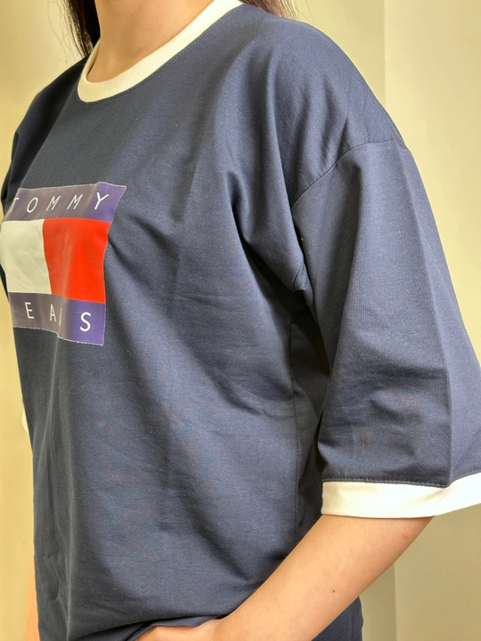 Tommy Jeans uslubidagiAyollar sport kostyumi, oversize, zamonaviy, qulay o‘lchamlari 44-50