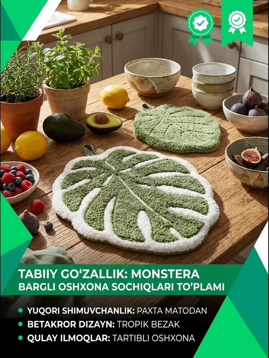 Tropika Kitchen — oshxona uchun ekzotik va zamonaviy uslub - 