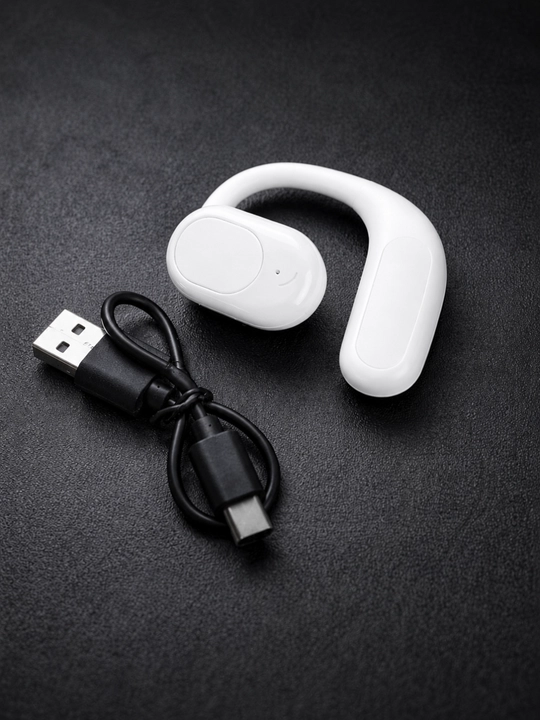 Simsiz Bluetooth quloqchin, bir quloq uchun garnitura, mikrofoni bilan, unisex