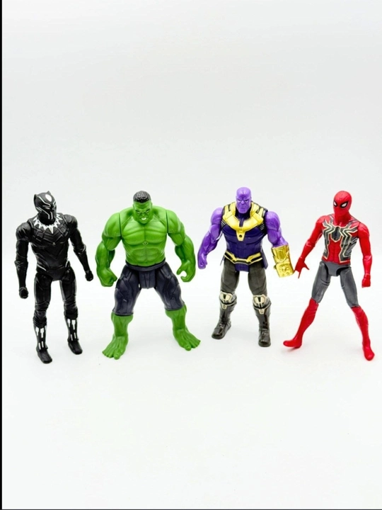 O'yinchoqlar to'plami Avengers 8tasi 1da superqahramonlar Thanos harakatlanuvchi chiroqli