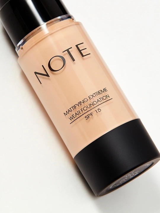 Tonal krem Note Mattyfying Extreme Wear Foundation 01 - 03, 100 - 102, 116, 121, 125, SPF
