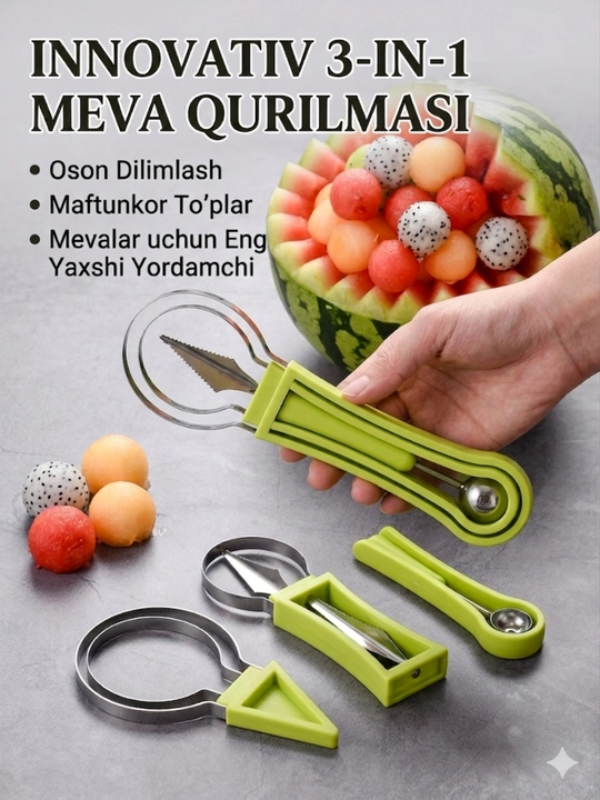 Meva va sabzavot kesgichlar FruitMaster 3-in-1 - 